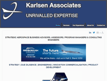 Tablet Screenshot of karlsenassociates.com